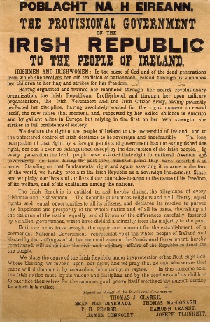 1916 Proclammation 1916 Proclammation